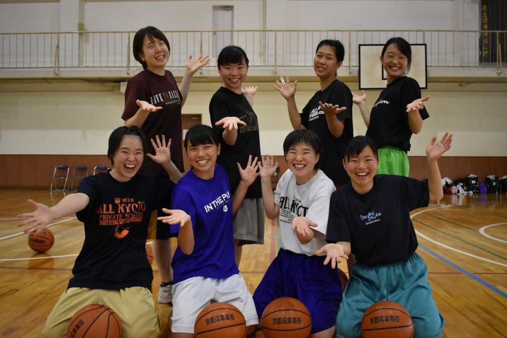 女子バスケットボール部 体育系クラブ クラブ活動 京都成章高校